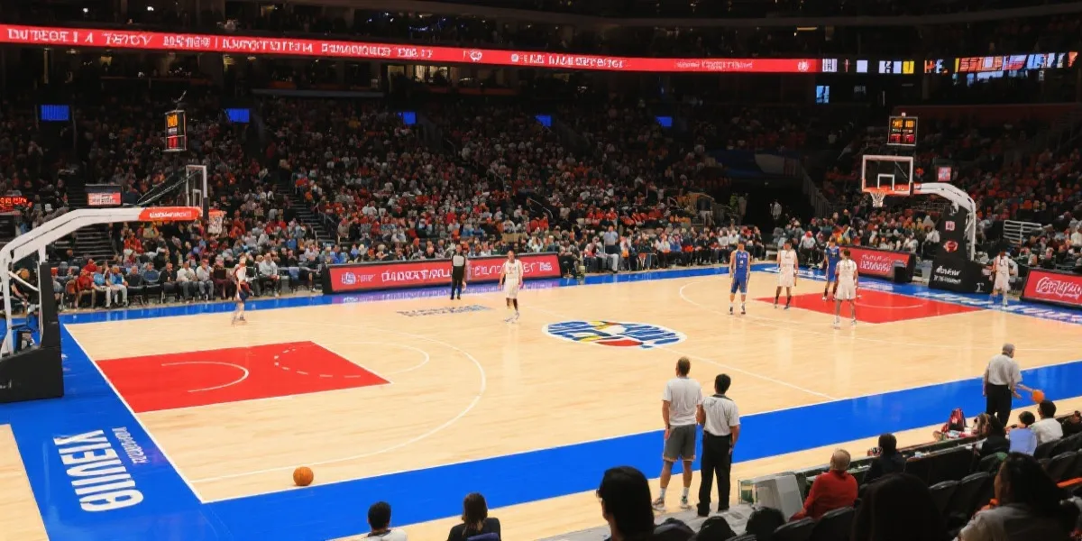 WNBA 女子篮球比赛现场